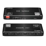 4K ULTRA HD SGO HDMI SPLITTER 1X4 18GBPS HIGH SPEED 2.2 EDID